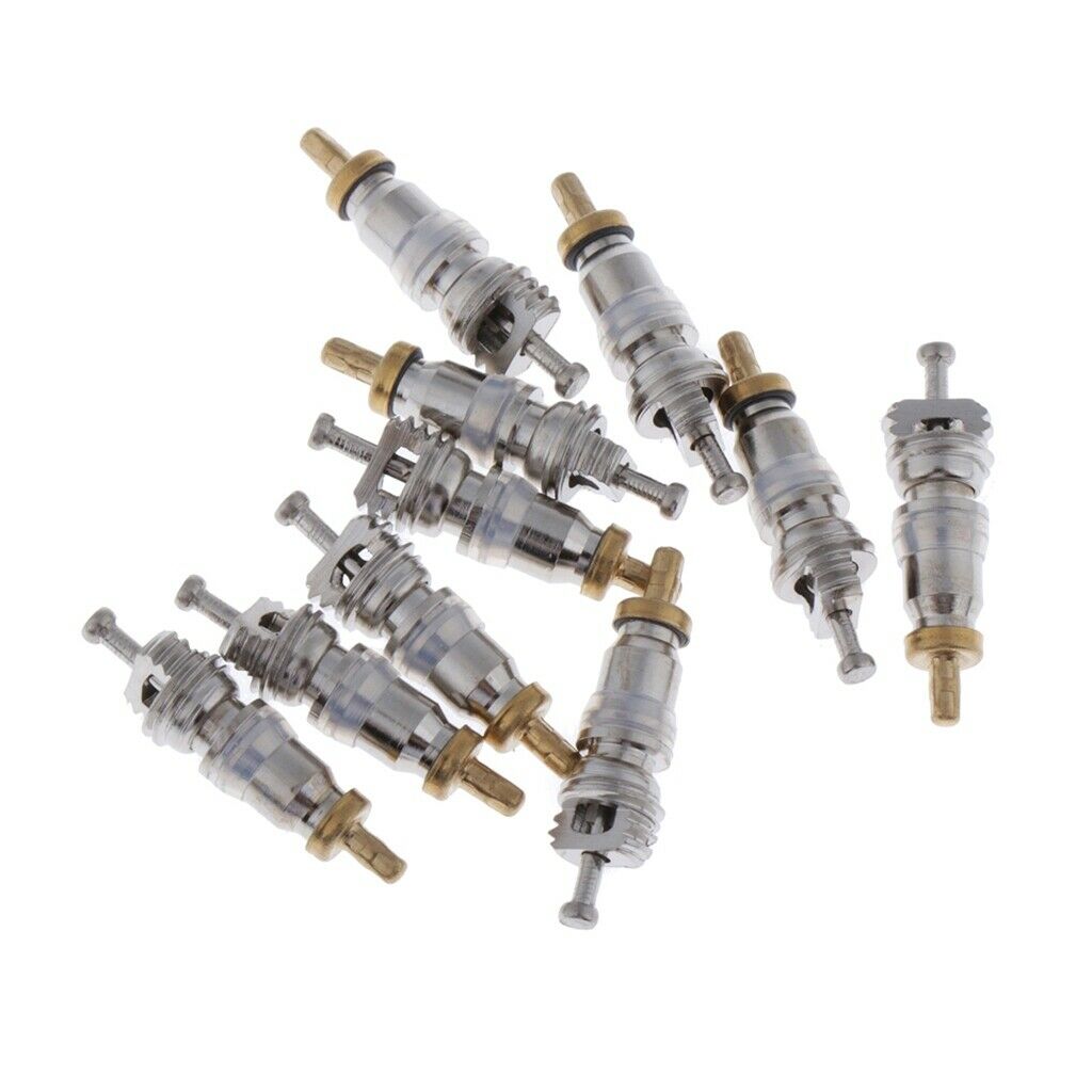 10Pcs R410 Brass Air Conditioner Valve Cores Replacement AC Accessories