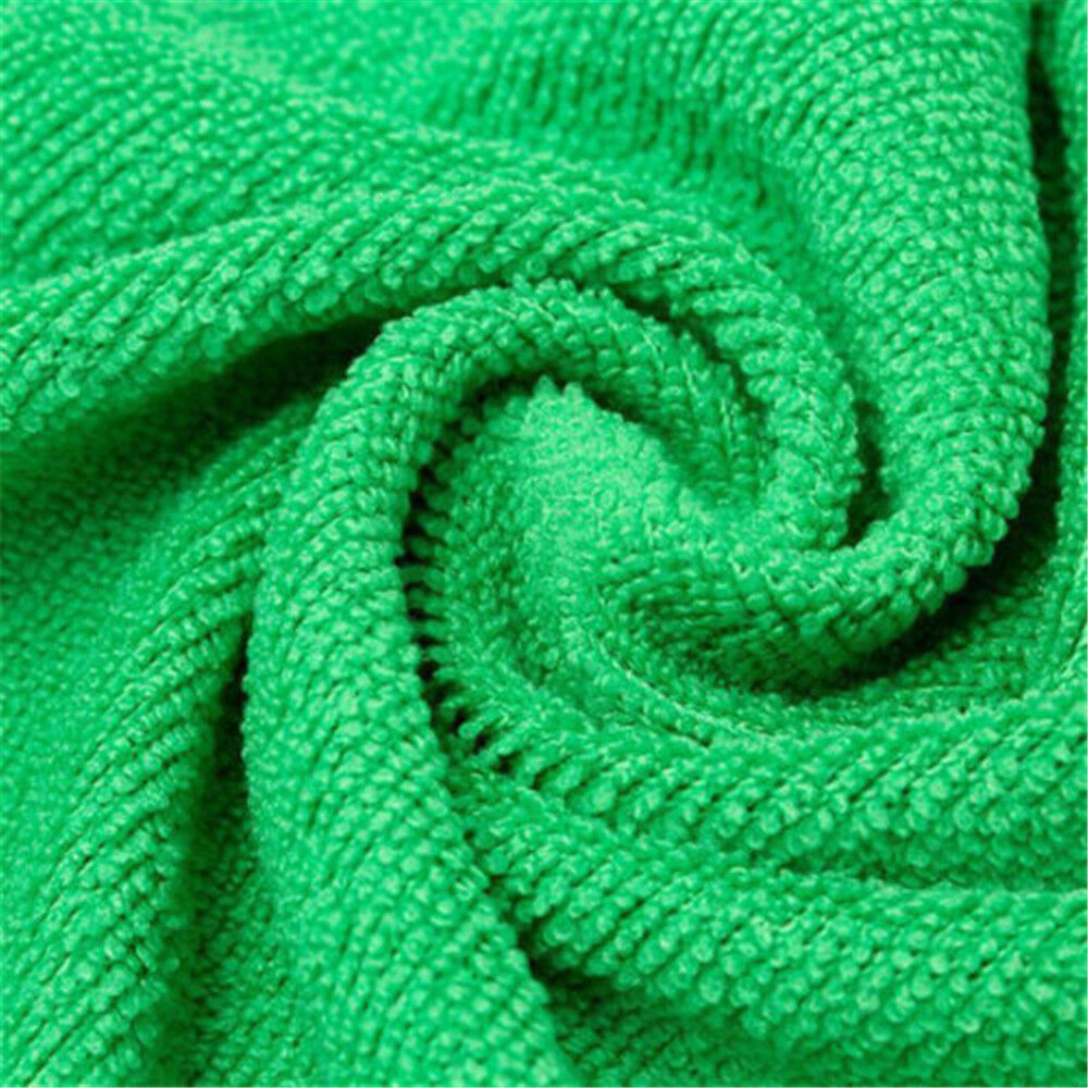 10x Car Wash Microfiber Towel Cleaning Drying Cloth Hemming Super Absorbent