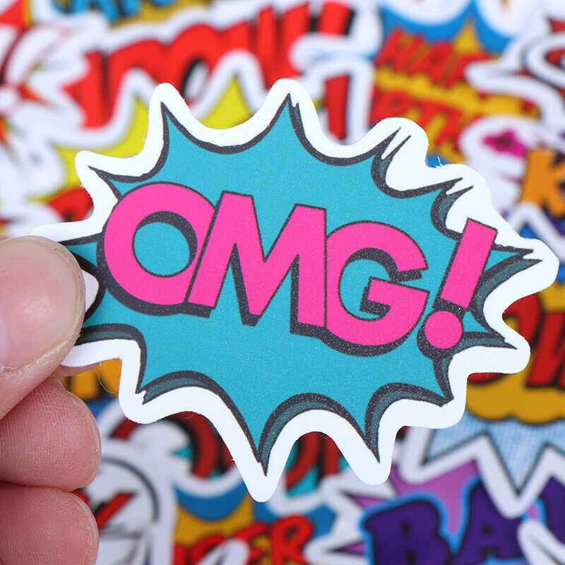 50Pcs Stickers DIY Skateboard Suitcase Laptop Guitar Bicycle Car Stickers Y Kt