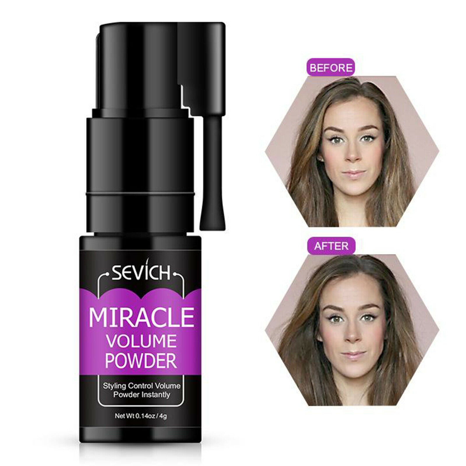 4g Matte Volume Up Volumizing Hair Powder with Adjustable Control