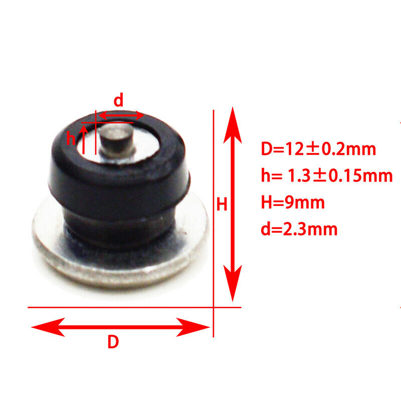 Car Truck Tires Studs Spike Wheel 12x9mm Snow Chains Winter Universal 100pcs/set