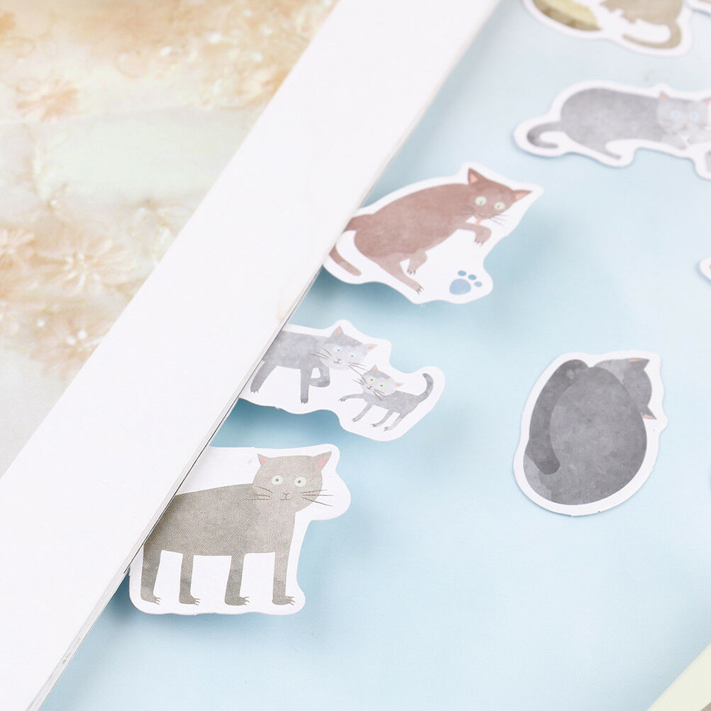 45pcs cat disease paper decor diy diary scrapbooking label sticke.l8
