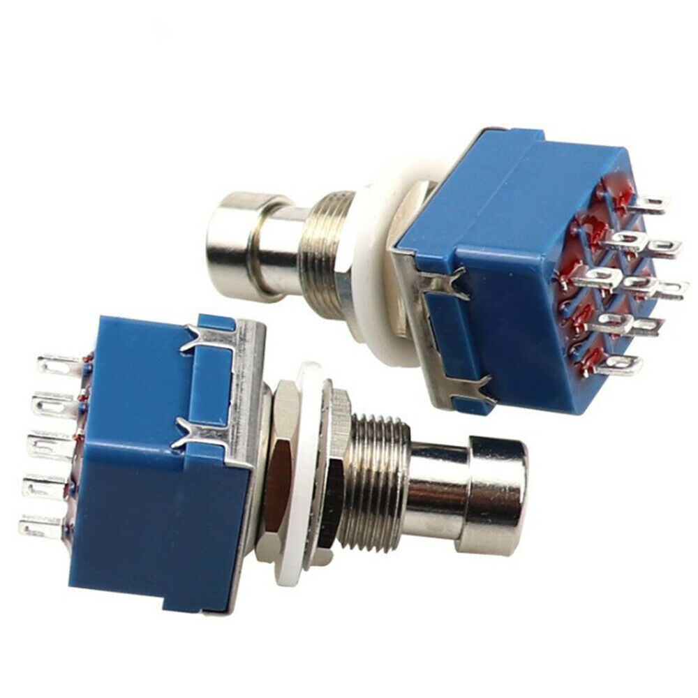 5Pc 3PDT 9PIN  Electric Guitar Effector Foot Switch For DIY Guitar Effects Pedal