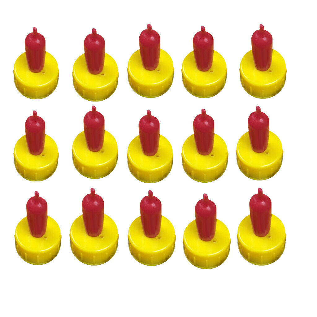 Pack of 15 Goat Drinking Bottle Nipple Sheep Lamb Dog Pet Milking Soft Teat