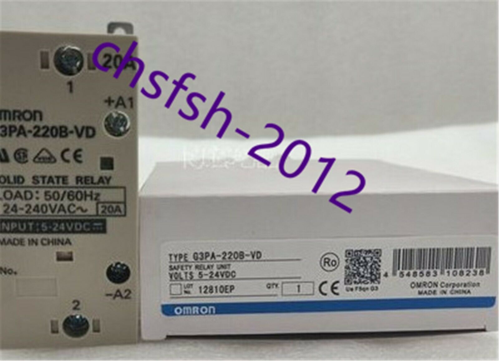 1 pcs New IN Box Omron  G3PA-220B-VD solid state relay