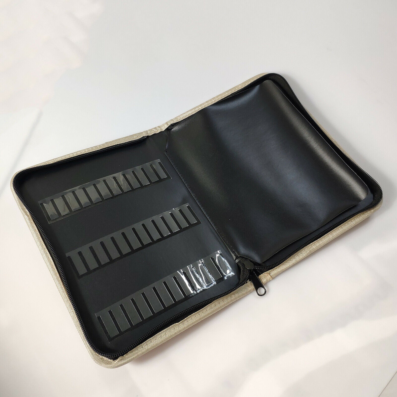 Dust Proof Folding Nail Drill Bits Container Storage Case Organizer Compact