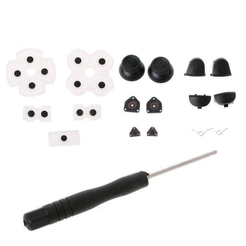 1 Set Trigger Button Spring Joystick Stick Conductive Rubber For PS4 Controller