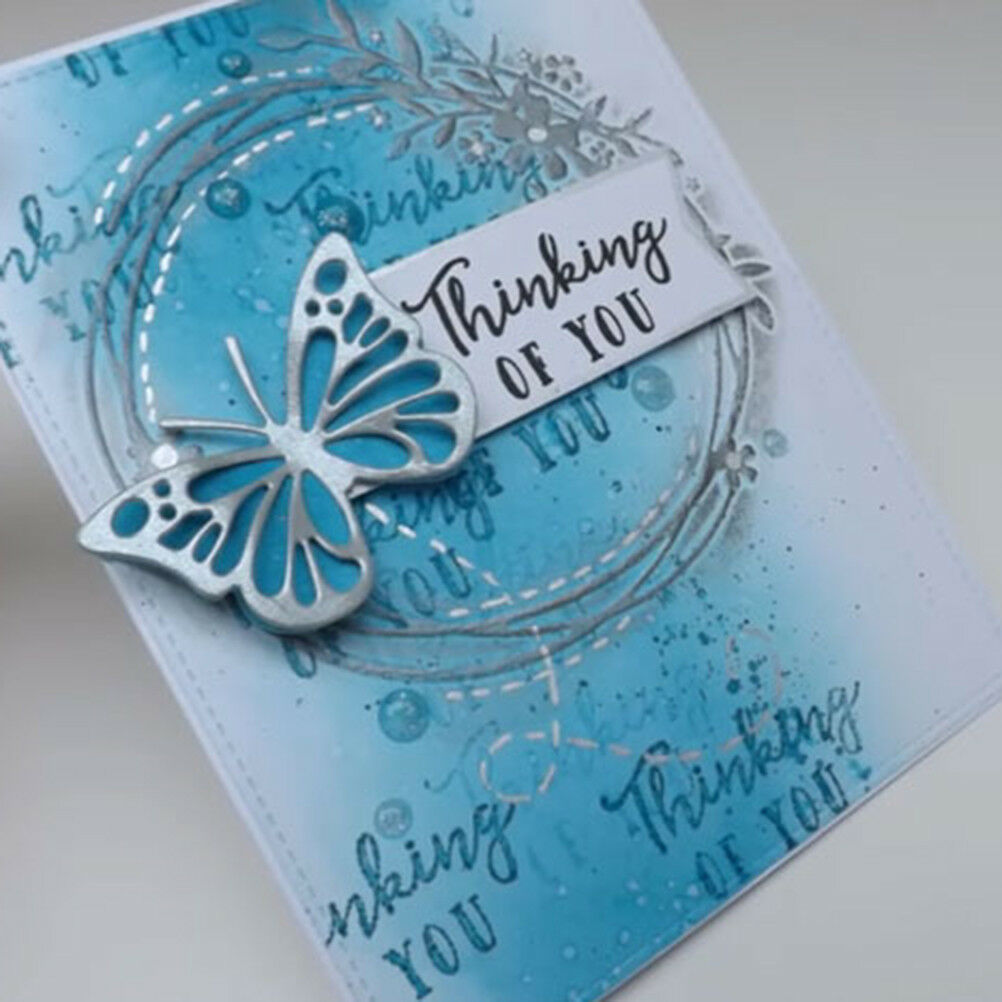 Butterfly Metal Cutting Die mold Scrapbooking Paper Card Embossing Cra.l8