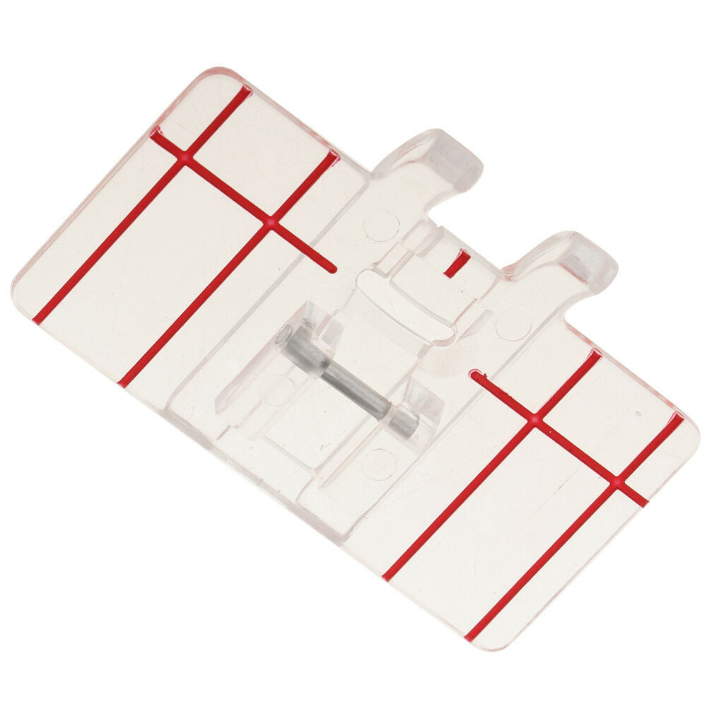 1pc Plastic Foot Presser Border Guide Foot Sewing Machine Parallel Stitch