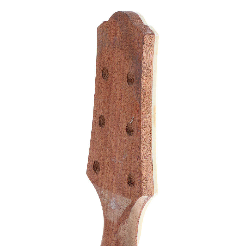 22 inch Unfinished Guitar Neck Replacement Mahogany Neck Fingerboard for Folk