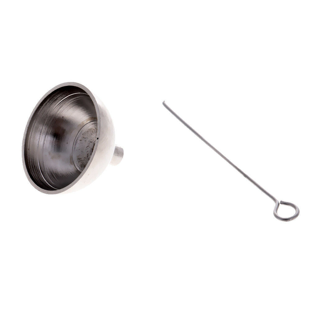 5x Small Stainless Steel Funnel Kit For Filling Cremation Jewelry Urns Ashes