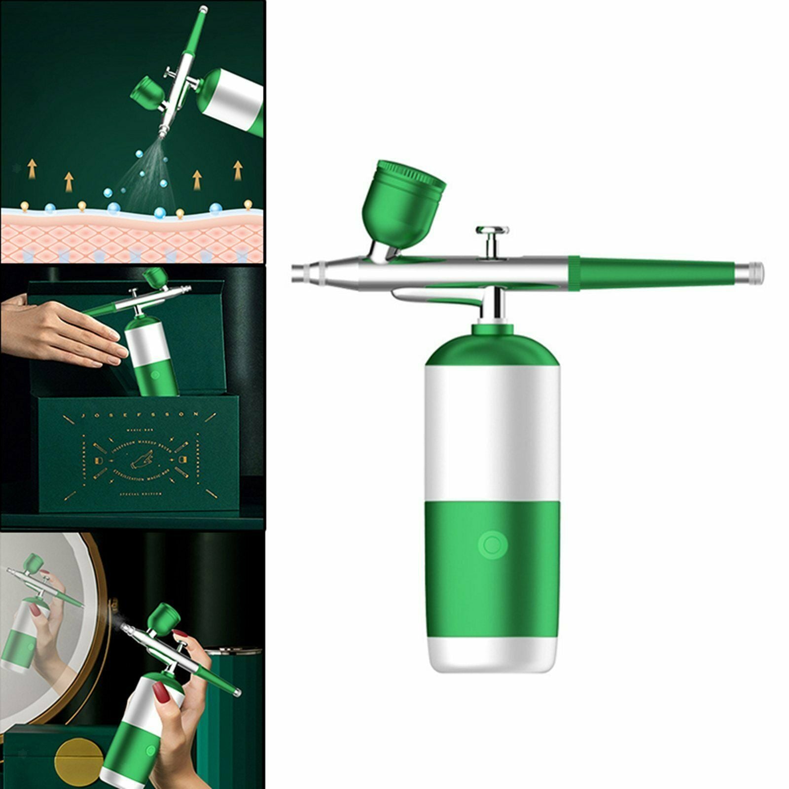 Cordless Oxygen Injection Airbrush Makeup Nano Mist Sprayer for Makeup
