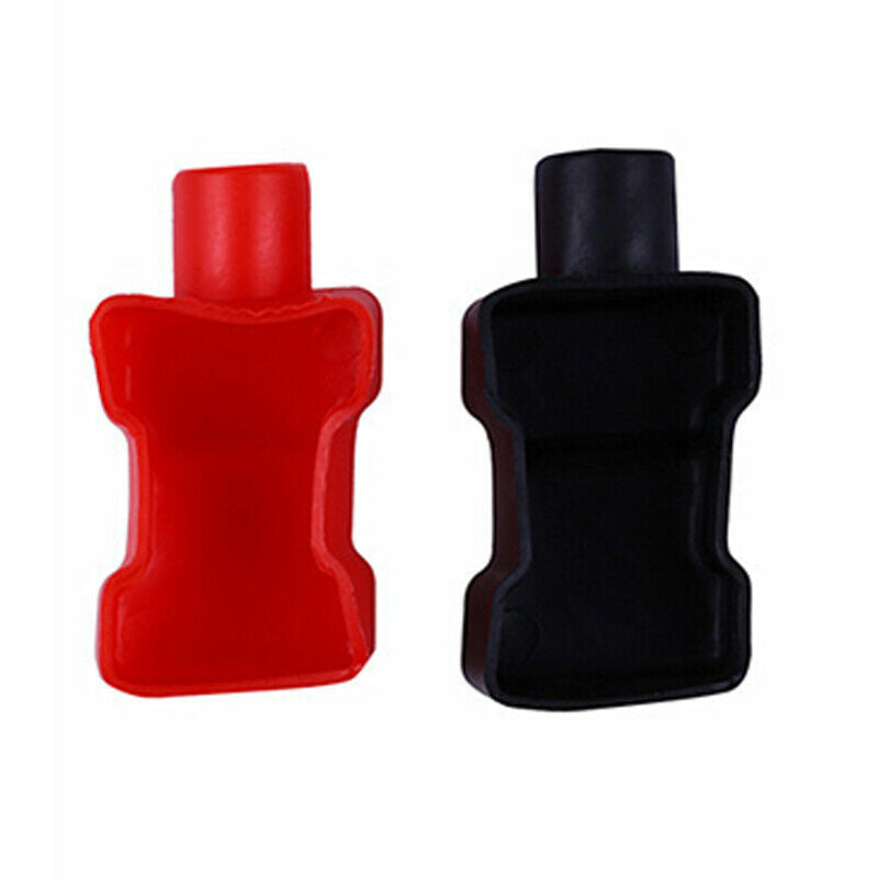 2pcs Car Battery Terminal Insulator Wire Connectors Cap Covers Protector Rubber