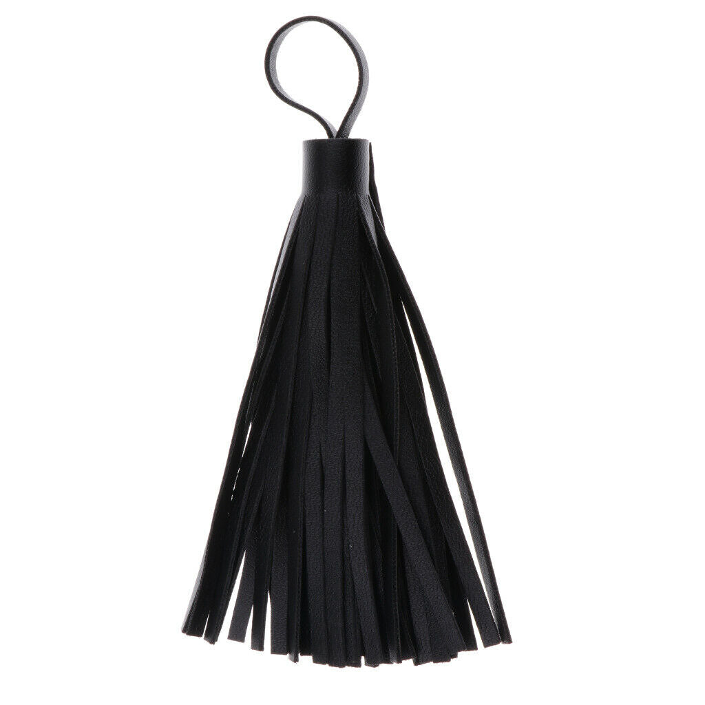 2 Pieces 10cm Leather Tassels Jewelry Accessories Jewelry Findings for Necklace