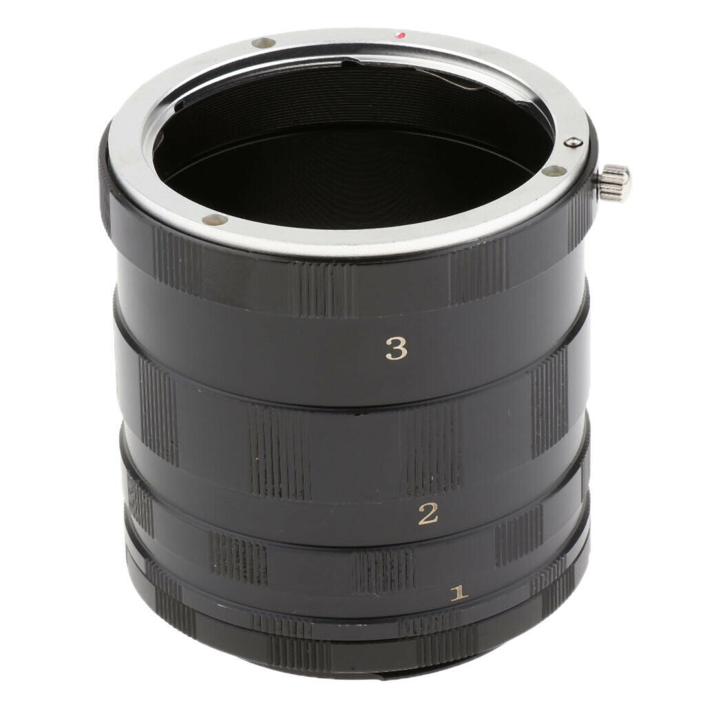 Manual Focus Macro Extension Tube Ring for Canon EF EF-S Lens DSLR Cameras
