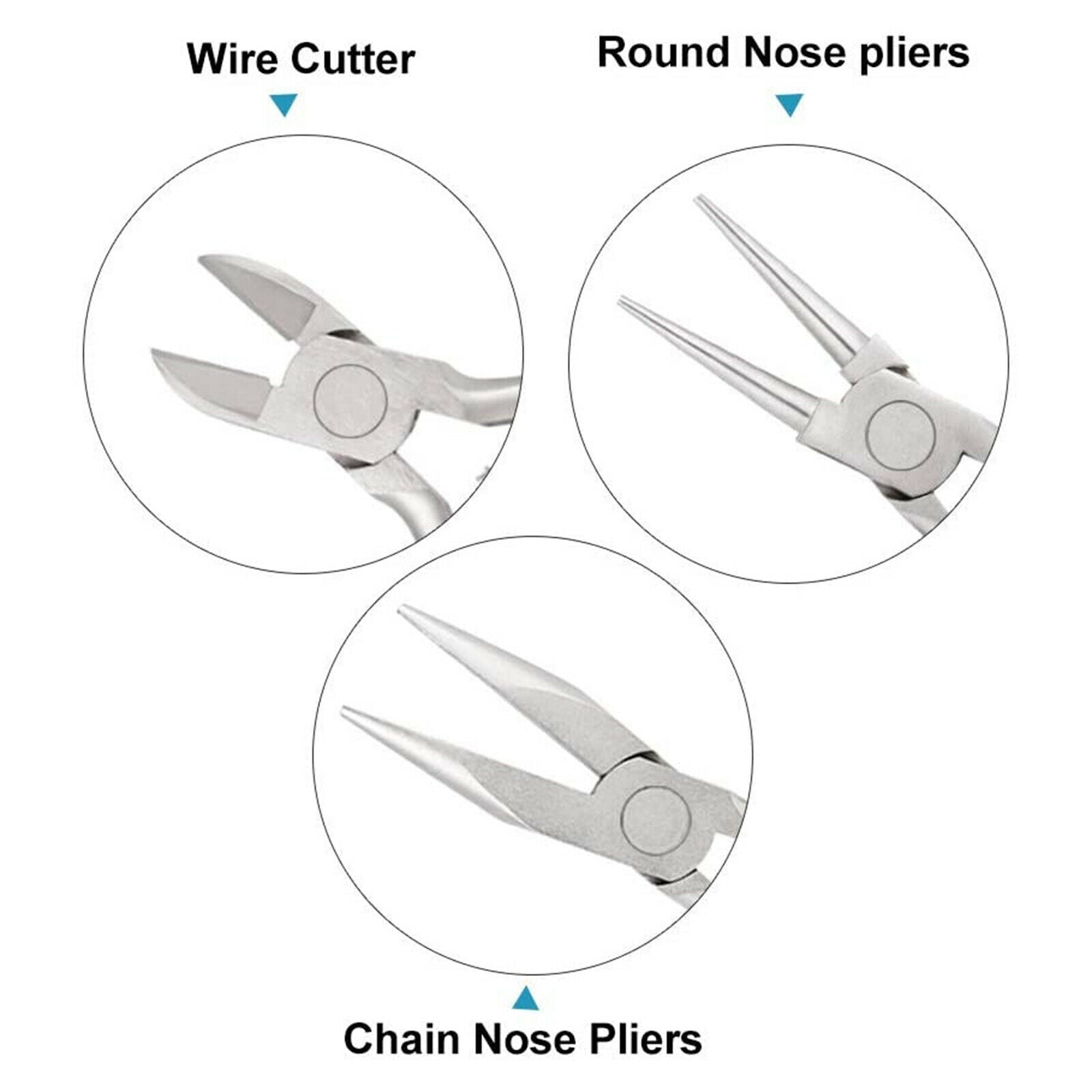 Pliers DIY Craft Bent Round Nose Wire Cutter for Jewellery Making Handmade