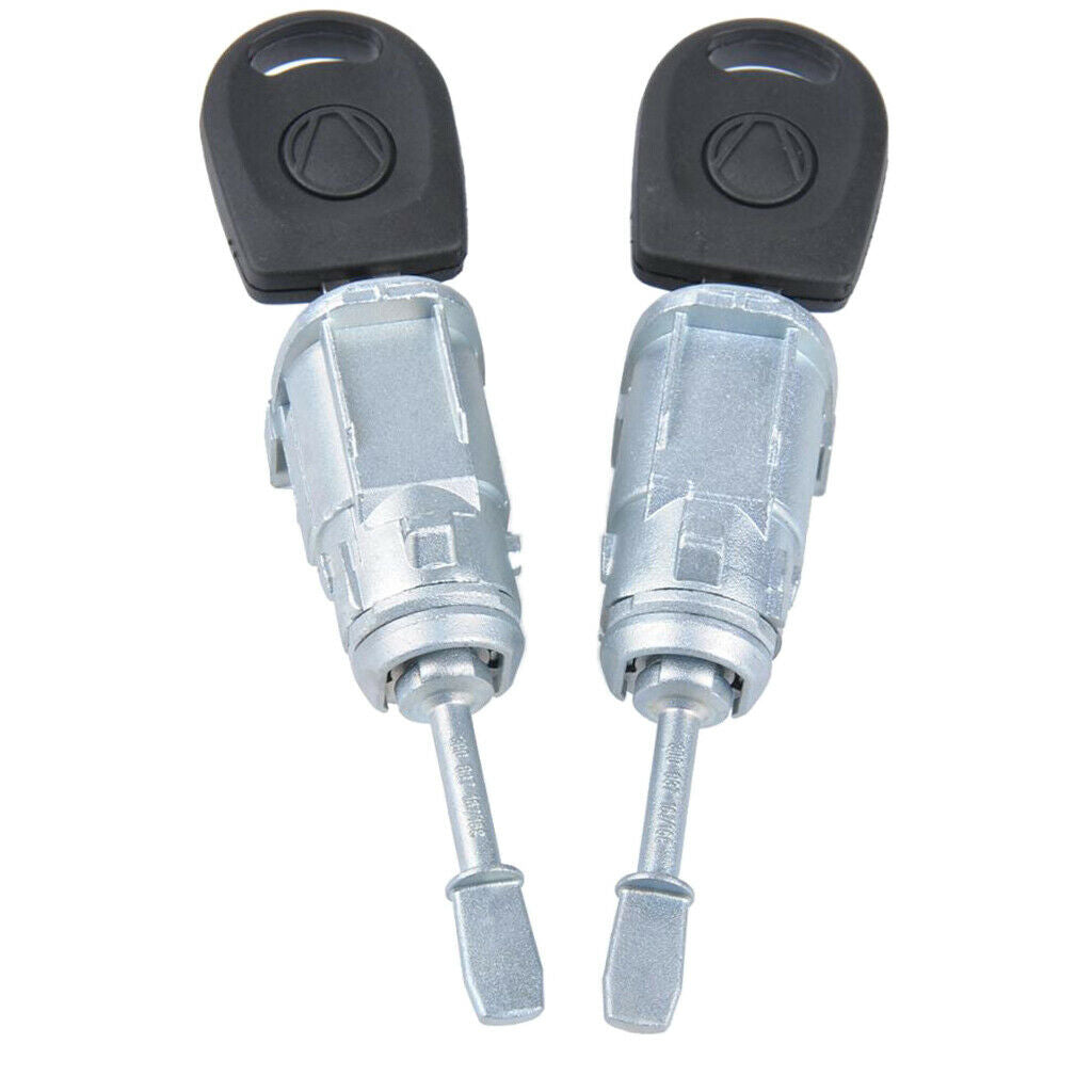 2pcs/set Car Left +Right Door Lock Cylinder Vehicle Door Safety Lock Core