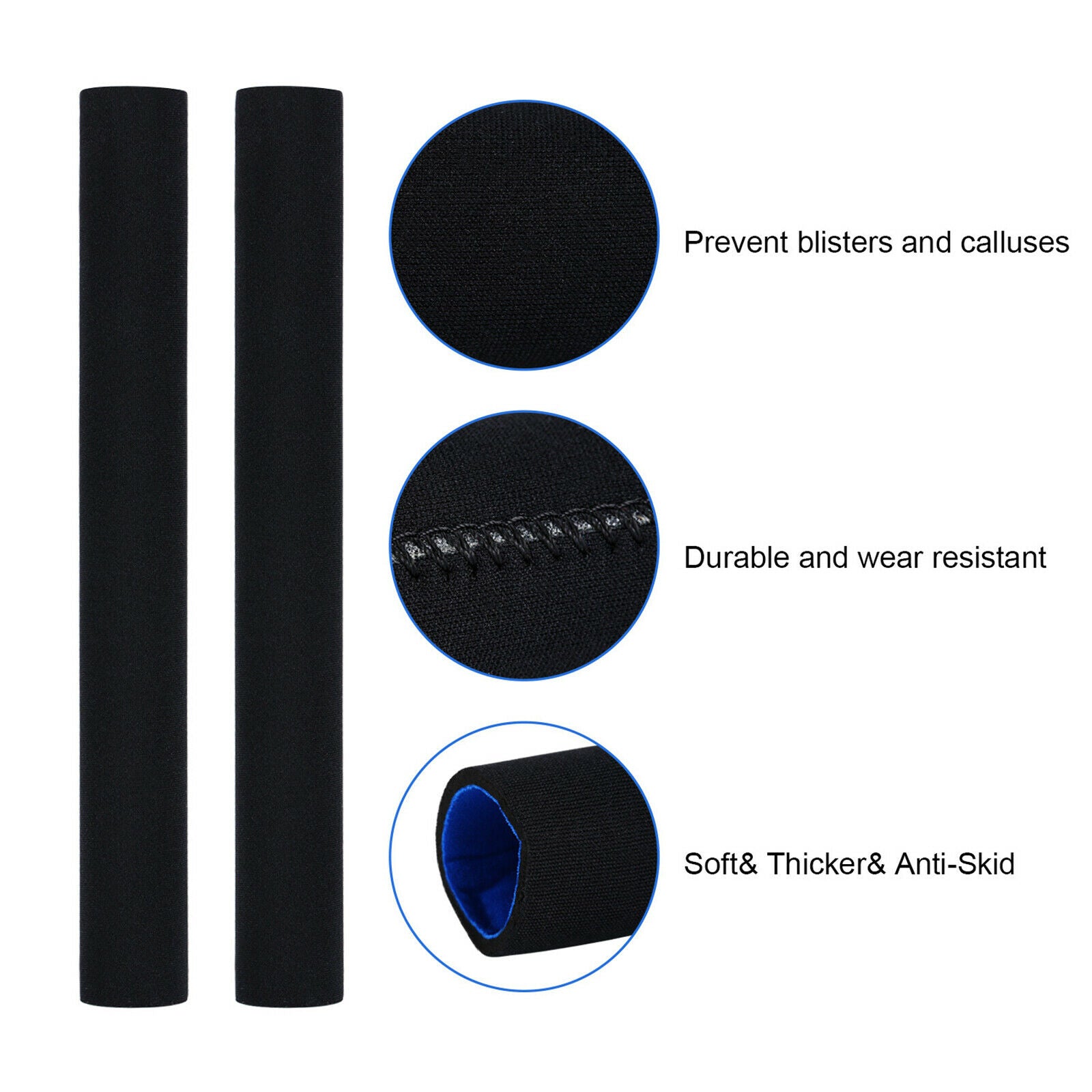Kayak Grips 30cm Anti-skid Canoe Boat Paddling for Paddling Kayaking Black