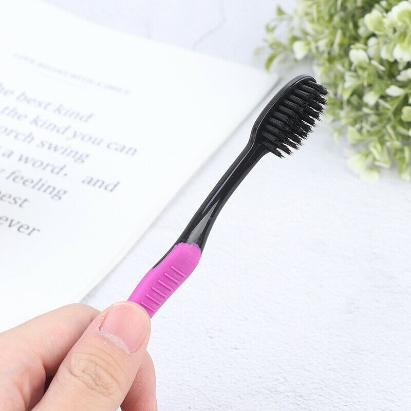4Pcs/Pack Bamboo Toothbrush Charcoal Toothbrush of Dental Oral Care Soft .l8