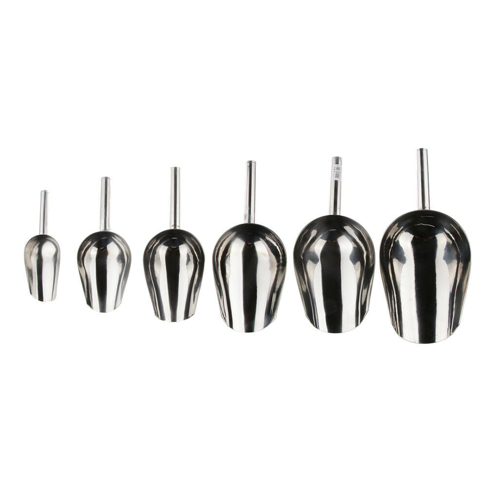 1pc Stainless Steel Ice Shovel Bar Buffet Wedding Sugar Party Coffee Scoops