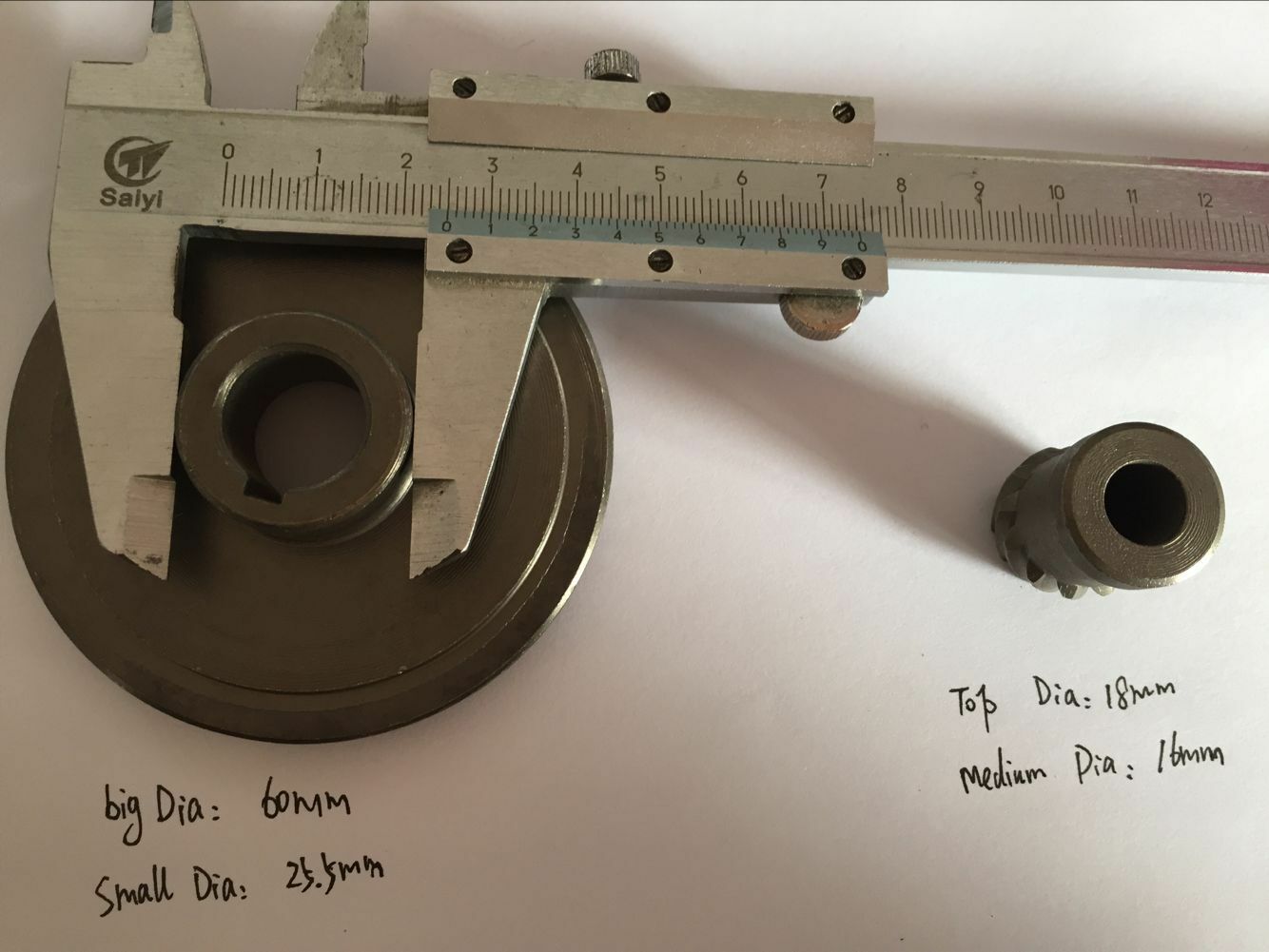 Replacement levigator water mill wheels