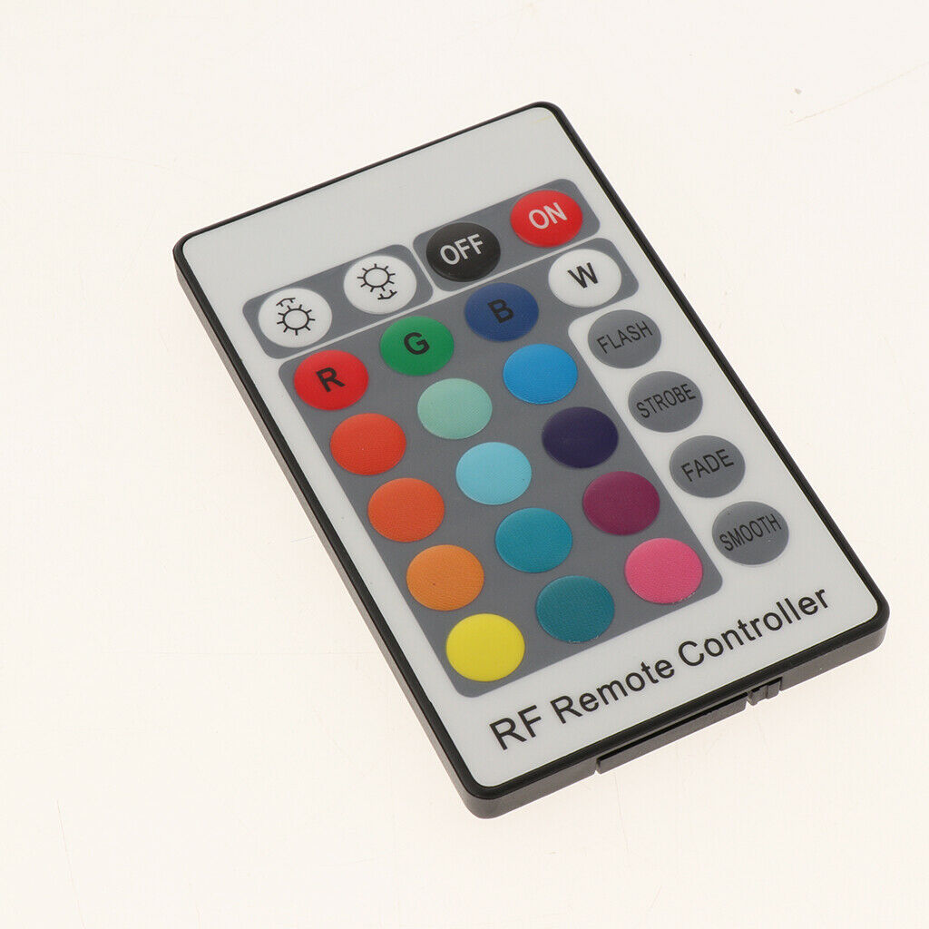 AC 12V to 24V 3W to 18W 24 Button Wireless Remote Control RGB Light Driver