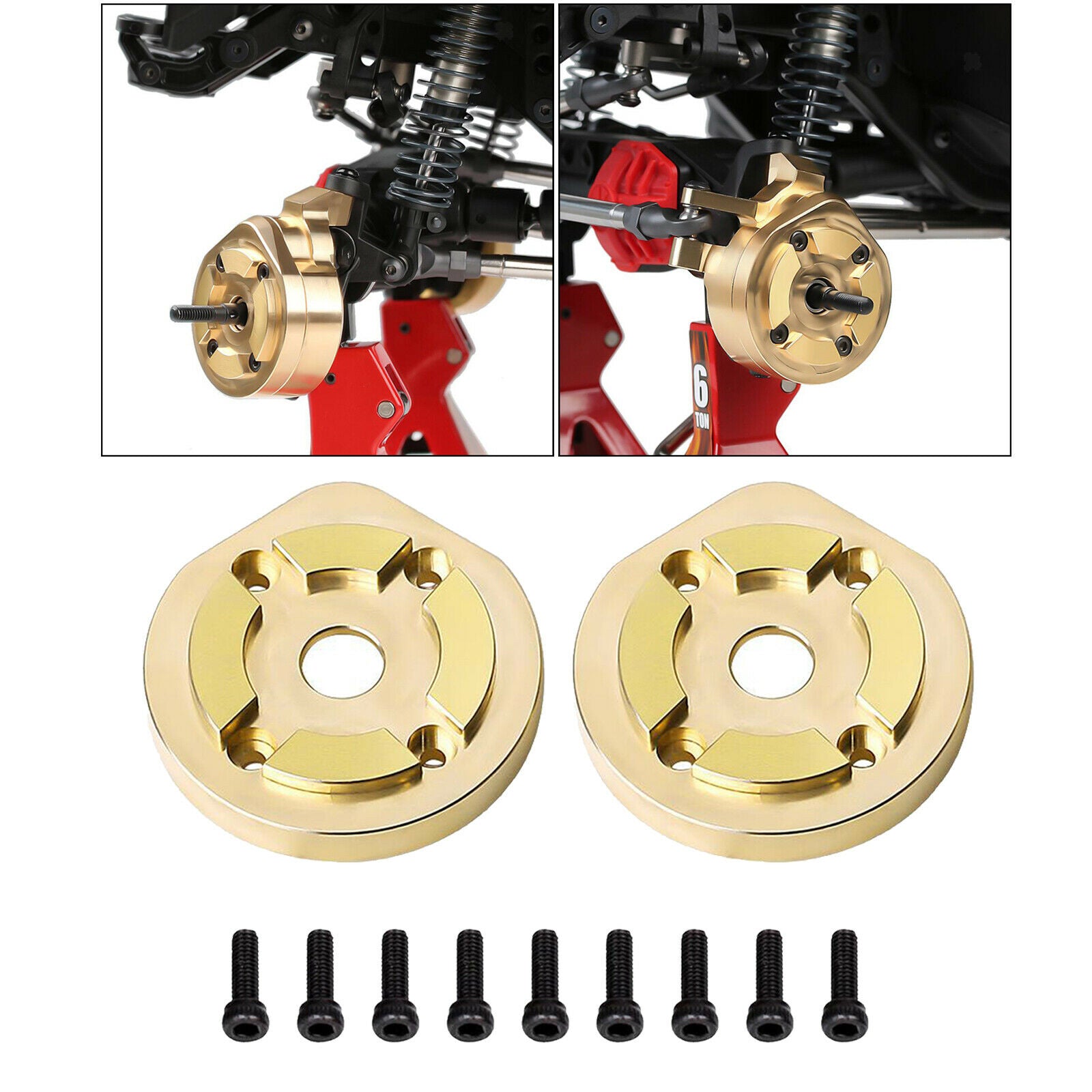 2Pcs 1 Pair RC Counterweight for Axial Capra SCX10III RC Crawler Car Parts