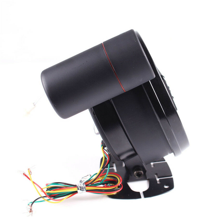 Universal 5Inch 1000K Car Tachometer Gauge Warning Light LED Shift Light Black
