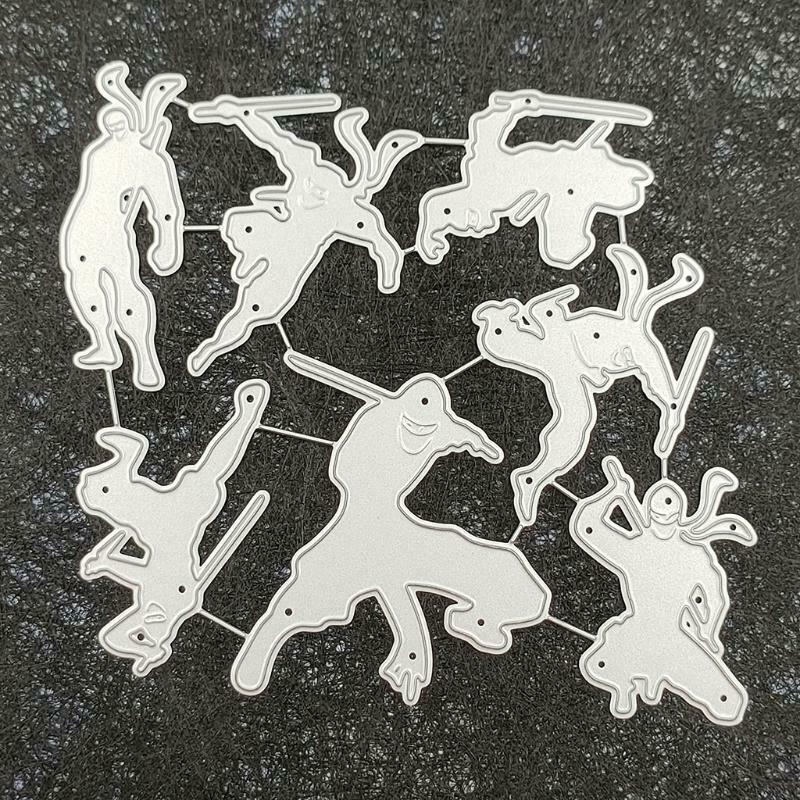 Warrior Metal Cutting Dies Stencil DIY Scrapbooking Album Paper Card Template