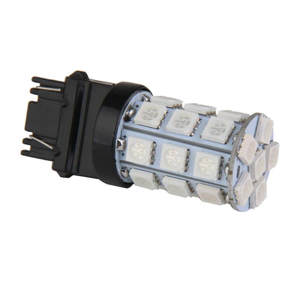 T25 27 SMD 5050 LED 3157 Car Tail Brake Stop Parking Light Bulb Blue 12V
