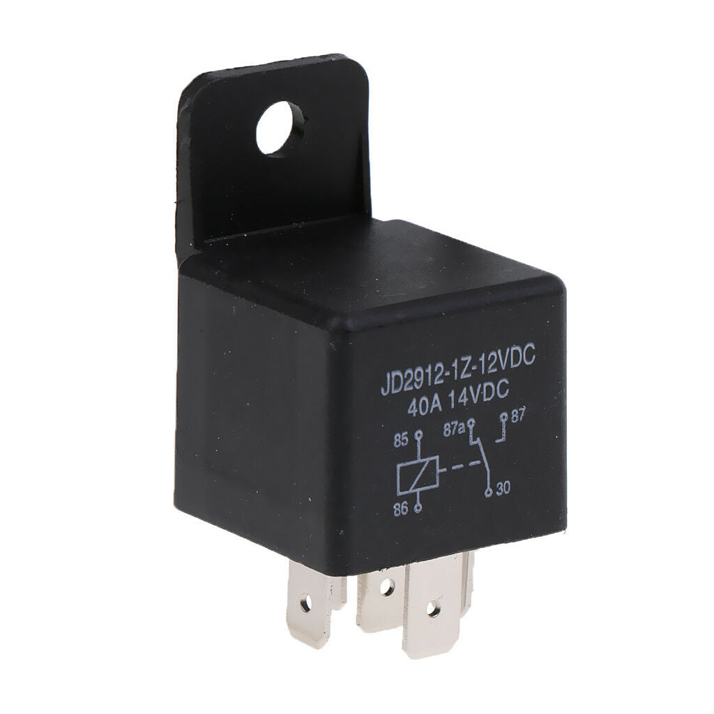 DC 12V Automotive Change Over Relay 40A 5-Pin Car Bike Van with Bracket