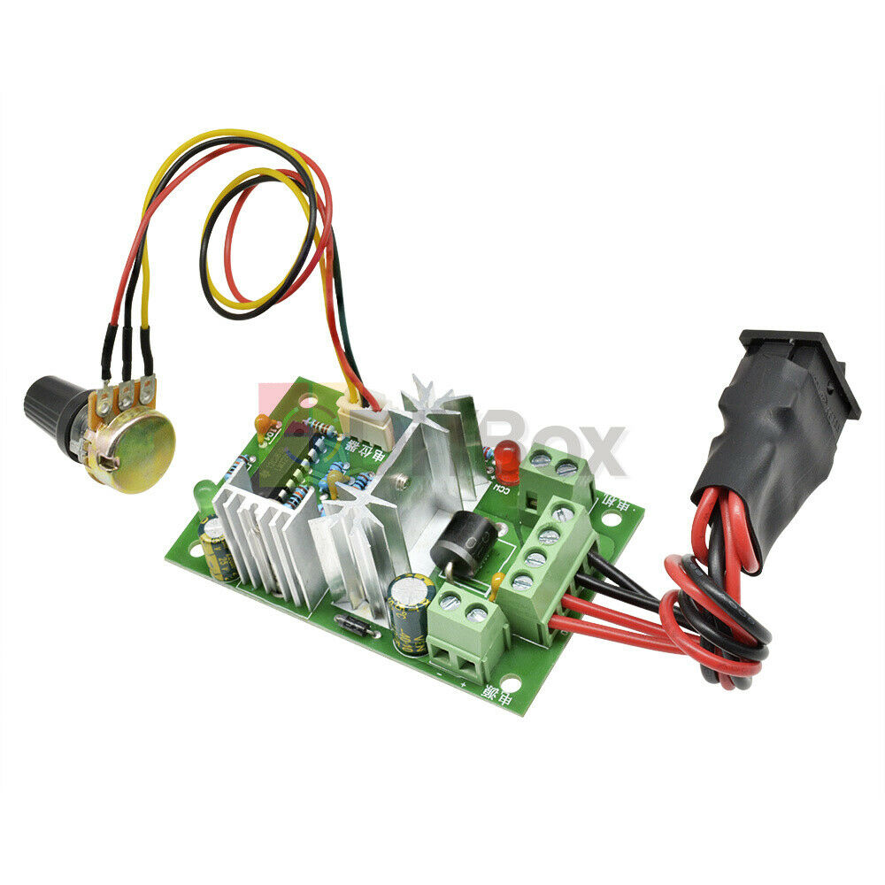 DC6-30V Motor Speed Controller Reversible PWM Control Forward Reverse Switch 80W