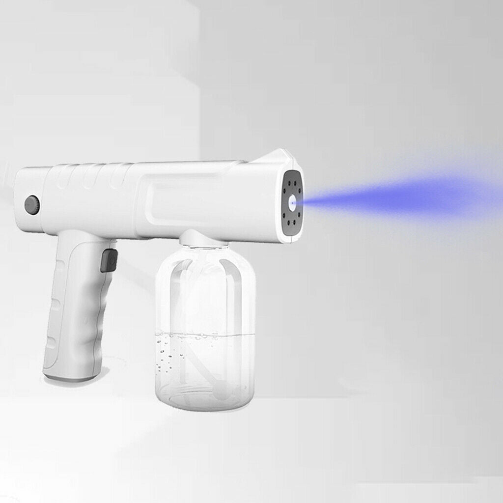 Nano Blue Light Sprayer Sanitizer Home Office Car Disinfection Fogger 600ml