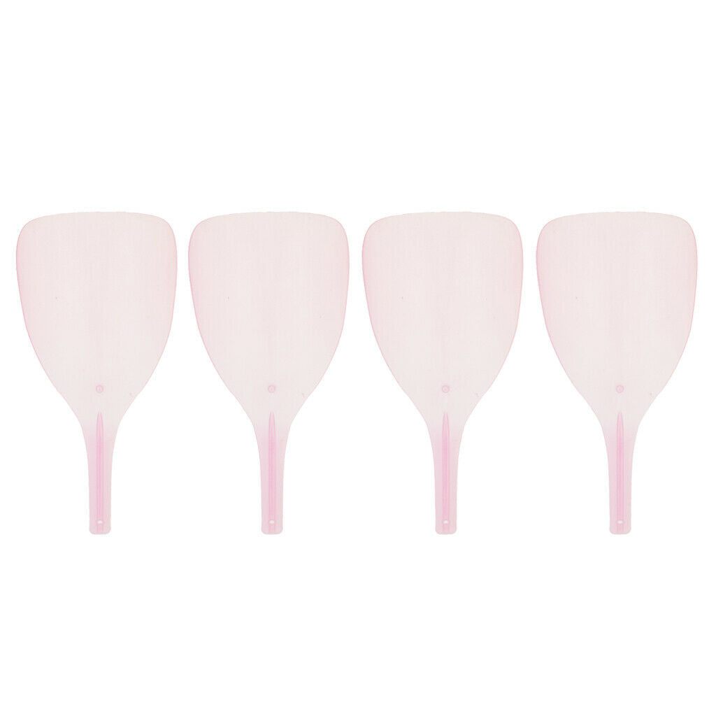 4x Salon Cutting Hairspray Face Masks Cosmetic Eyes Shields Cover Pink