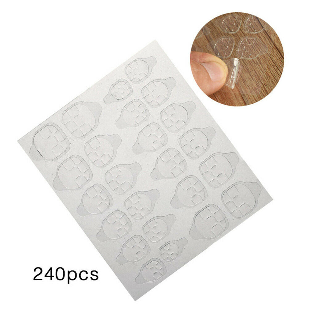 Double-Side Nail Glue Dot 24Pc x10 Sheet