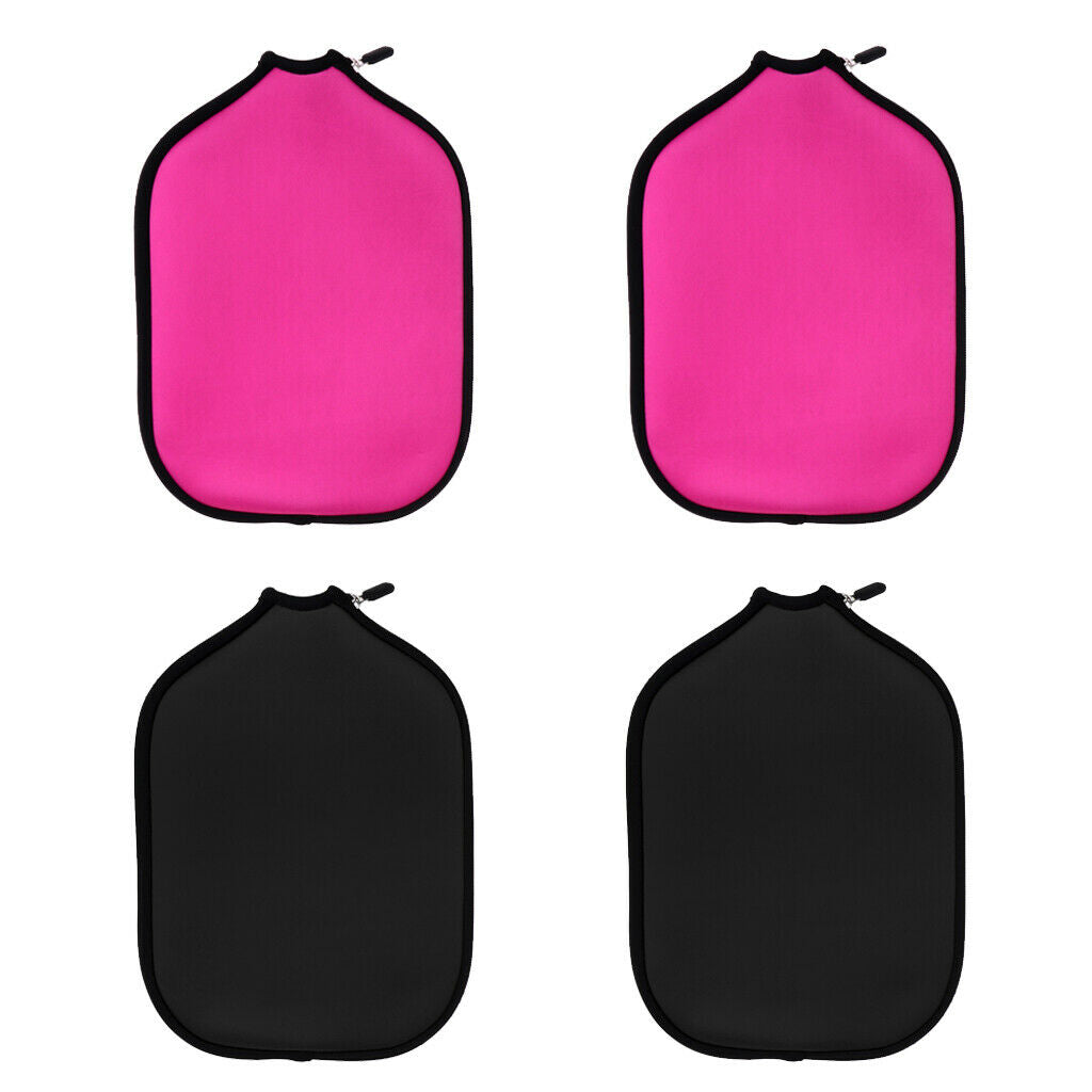 Pack of 4 Pickleball Paddle Cover Neoprene Case Bag Universal Accessories