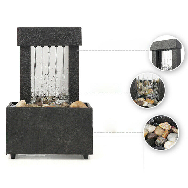 Waterfall Scene Tabletop Feng Shui Meditation Waterfall Fountain Tabletop DeBDA