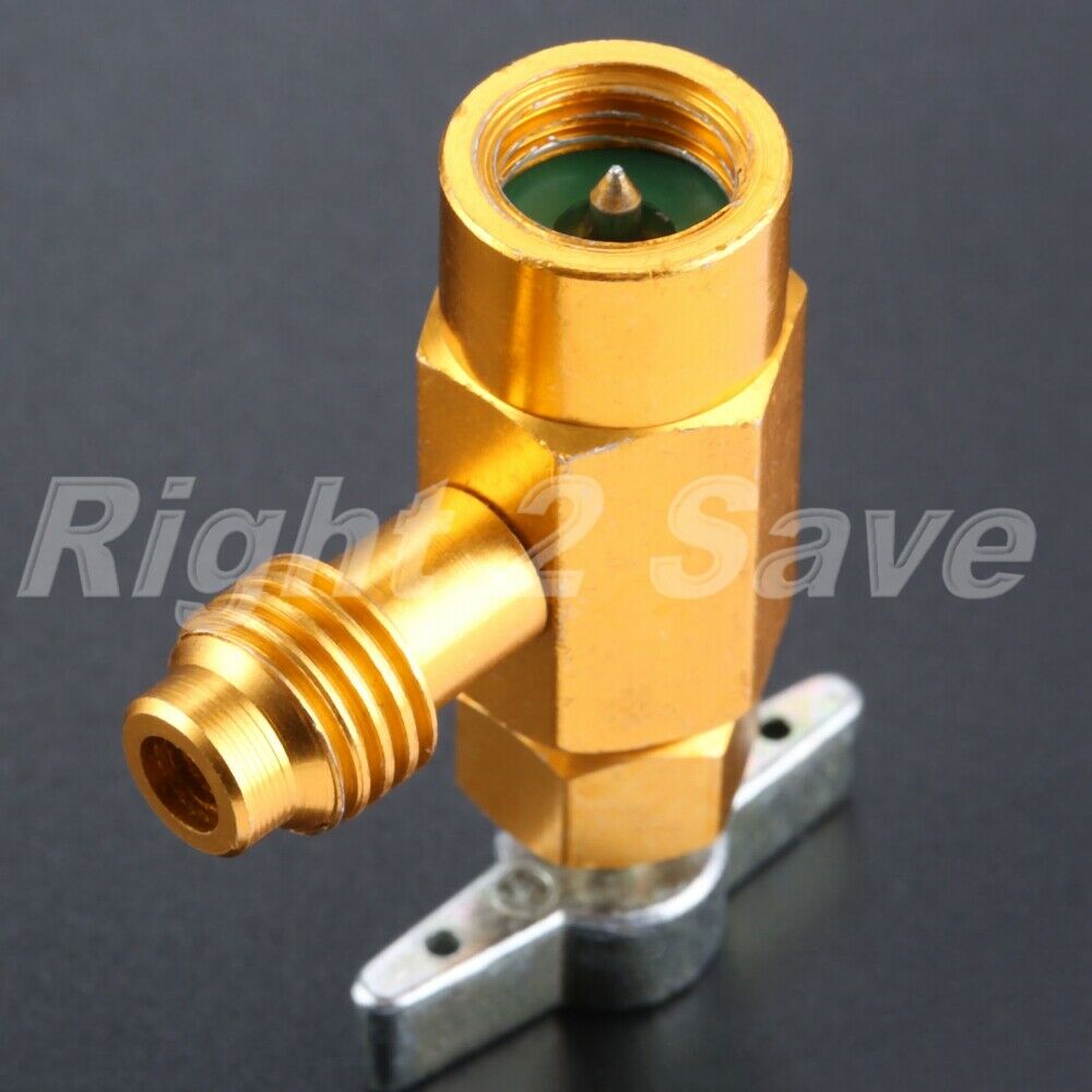 Interdynamics AC DV-134 Brass CAN TAP Dispensing Valve 1/2" ACME R-134a R-134