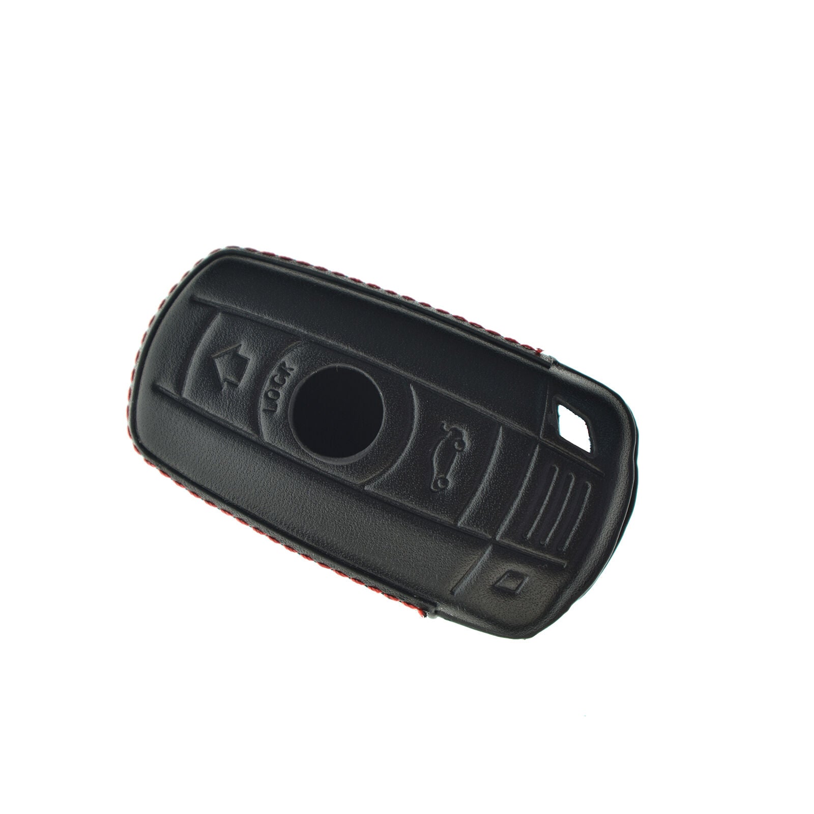 For BMW 1 3 5 Series 2 Button Holder Leather Remote Fob Bag Car Key Cover Case