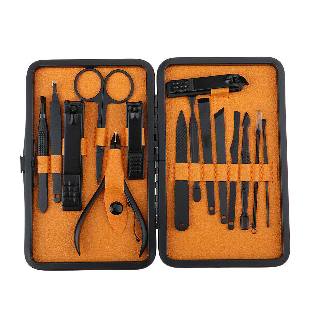 15x Professional Manicure Pedicure Kit Nail Clippers Cutters Grooming Kit 03