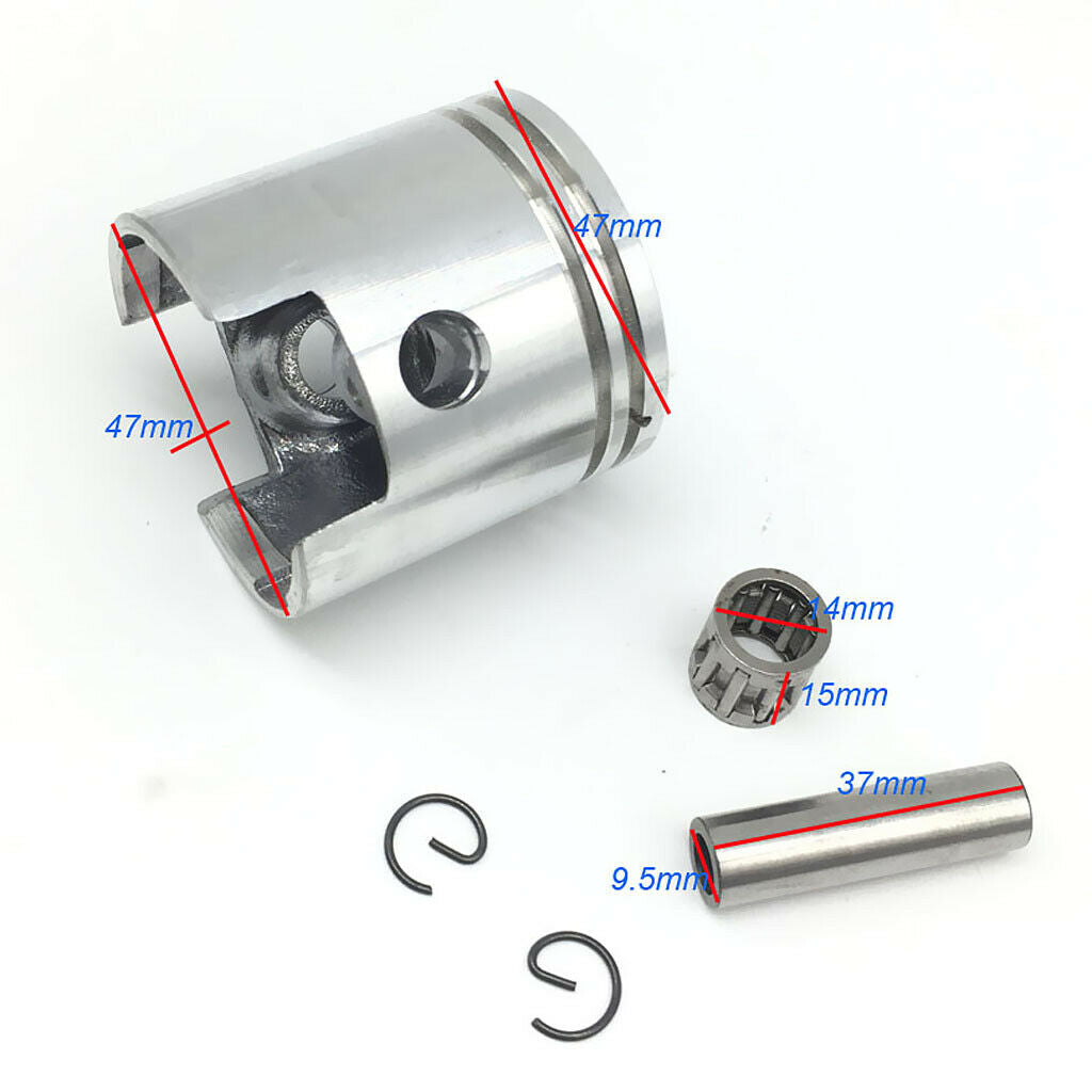 Piston Kit Assembly for 80cc 2 Stroke Engine Motorised Bike Bicycle