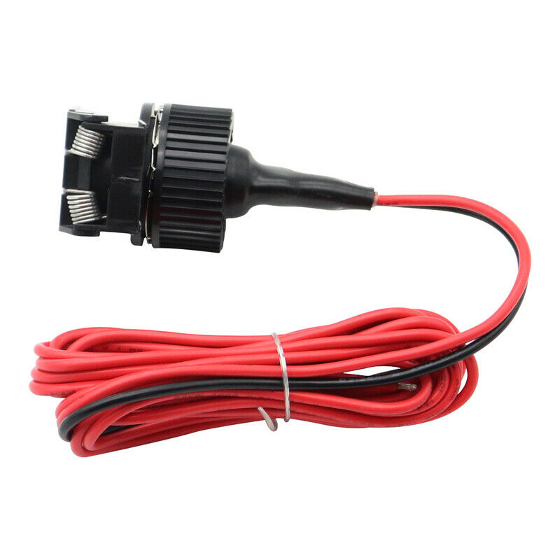 Car Motorcycle Cigarette Lighter Power Socket Female Socket Connector Wire 16AWG