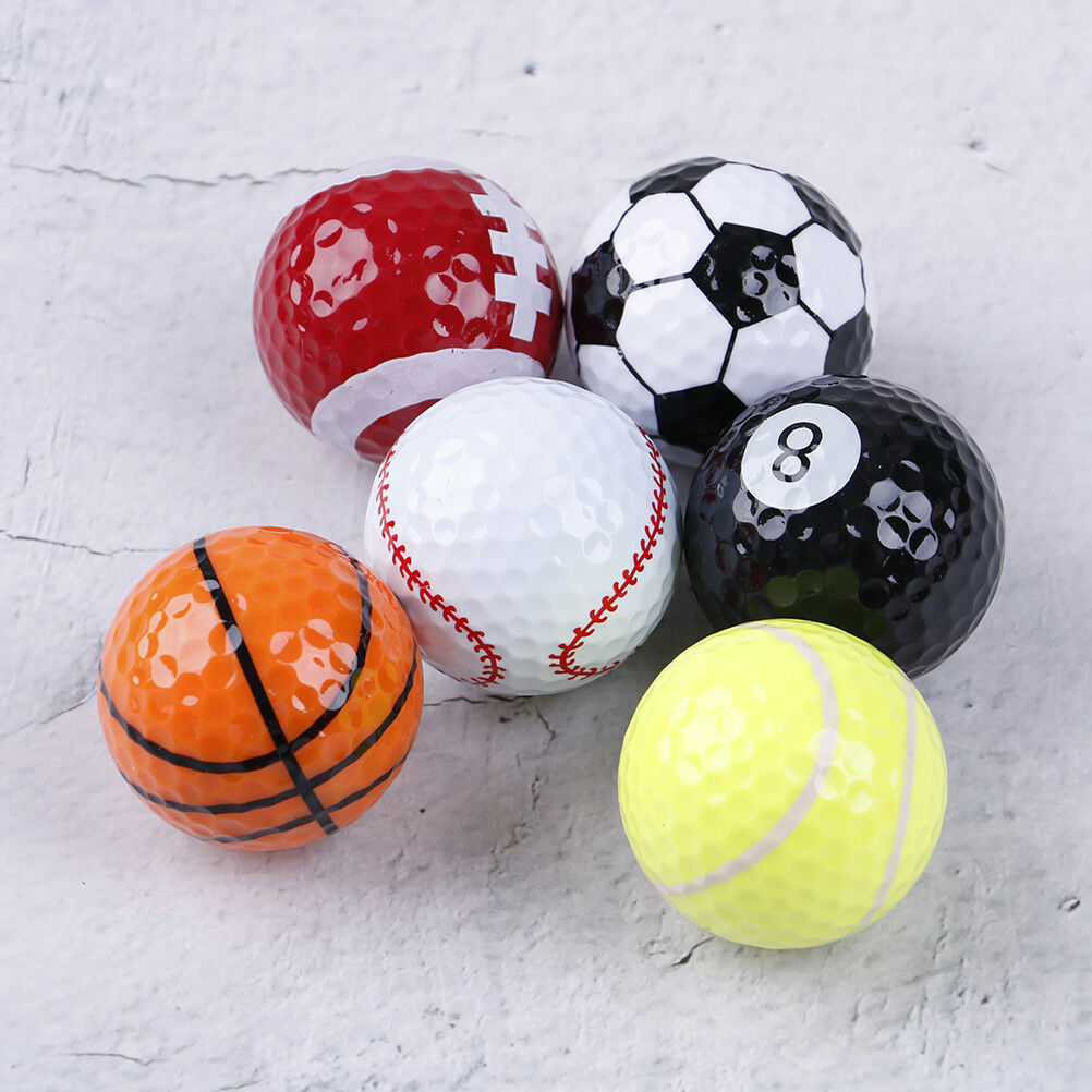 Golf Balls Golf Equipment Football Basketball Tabletennis Baseball 6Pcs/Set Ad