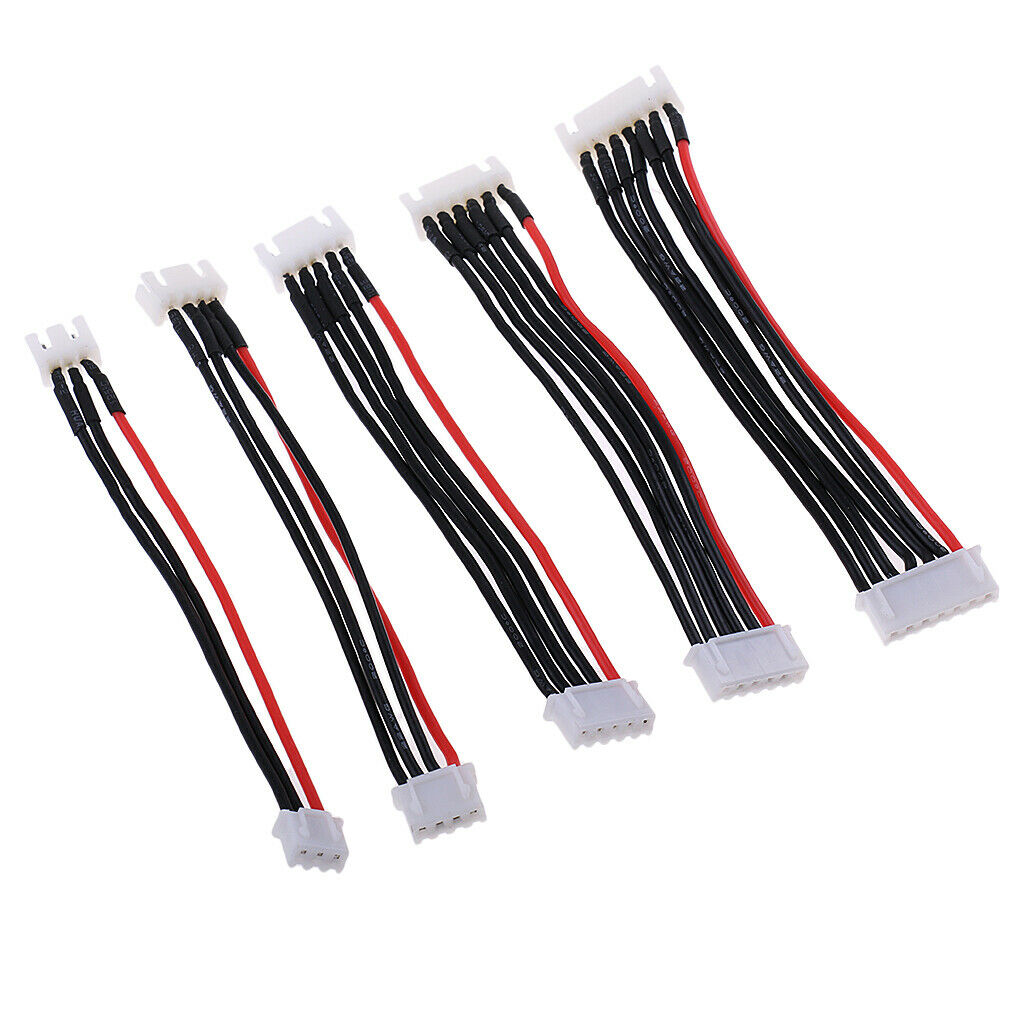 5pcs JST XH 2.54mm Connector Extension Lead Wires Cables 4 inch for RC Lipo