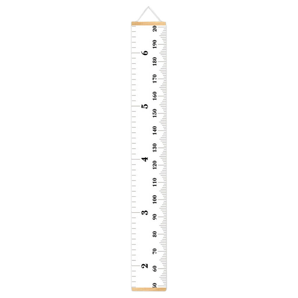 Canvas Baby Growth Chart Ruler Boys Girls Height Measure Chart Decorations