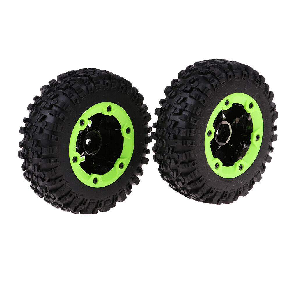 2 Pcs. 1/12 RC Car Tire Rim Replacement Tire For Wltoys 12428-0071 RC Car