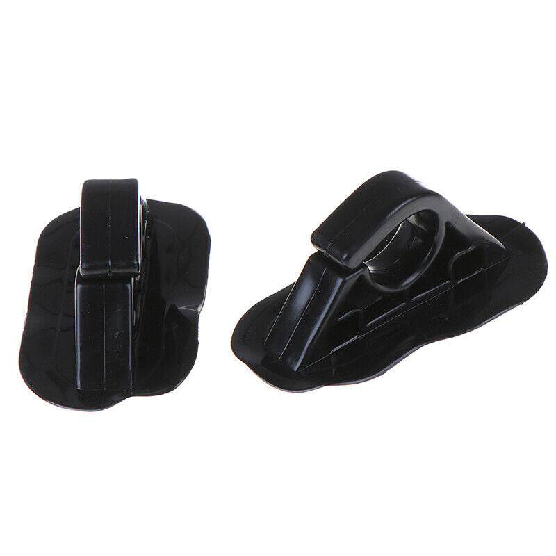 2Pcs PVC Oar Paddle Stand Holder Hook Buckle for Boat Canoe Kayak Rubber .l8
