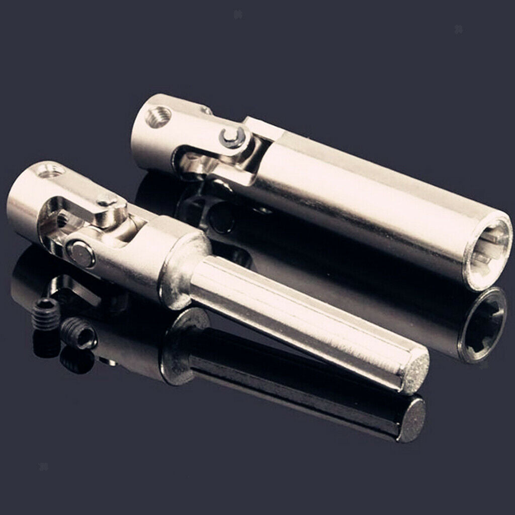 2x 1:10 110-145mm Steel Universal Drive Shaft DIY Accessory for RC4WD RC Car