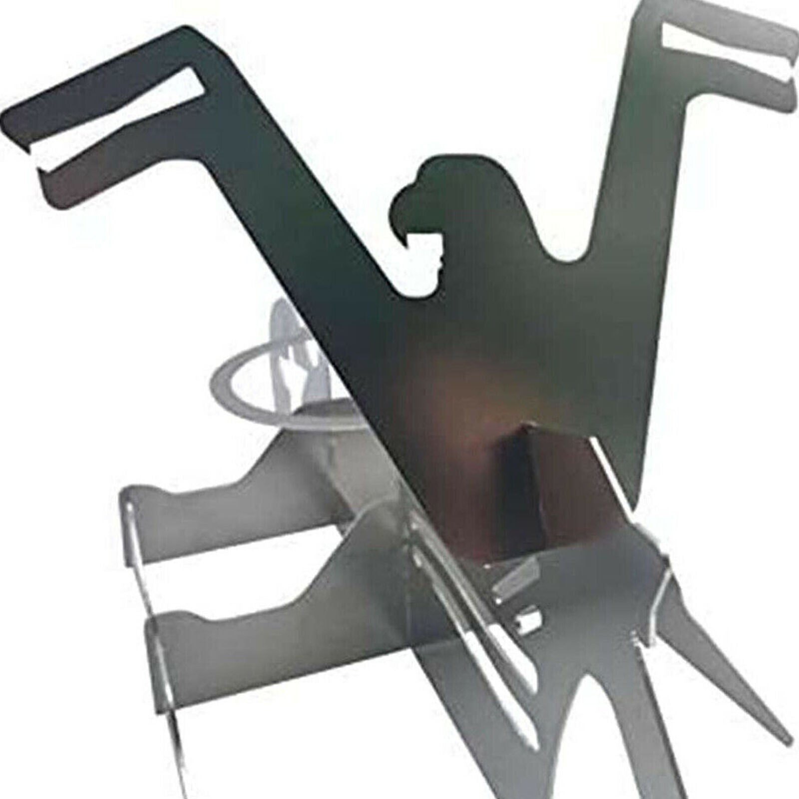 Steel Outdoor Chicken Stand-BBQ Portable grilling gift Father-Day HOT
