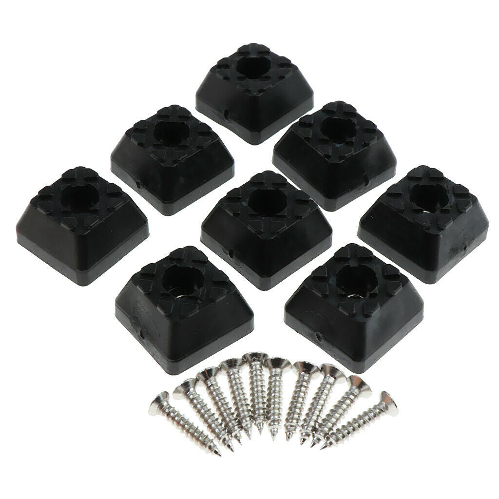 8Pieces Anti-skid Furniture Pads Chair Table Cabinet Rubber Bumper Feet Pads